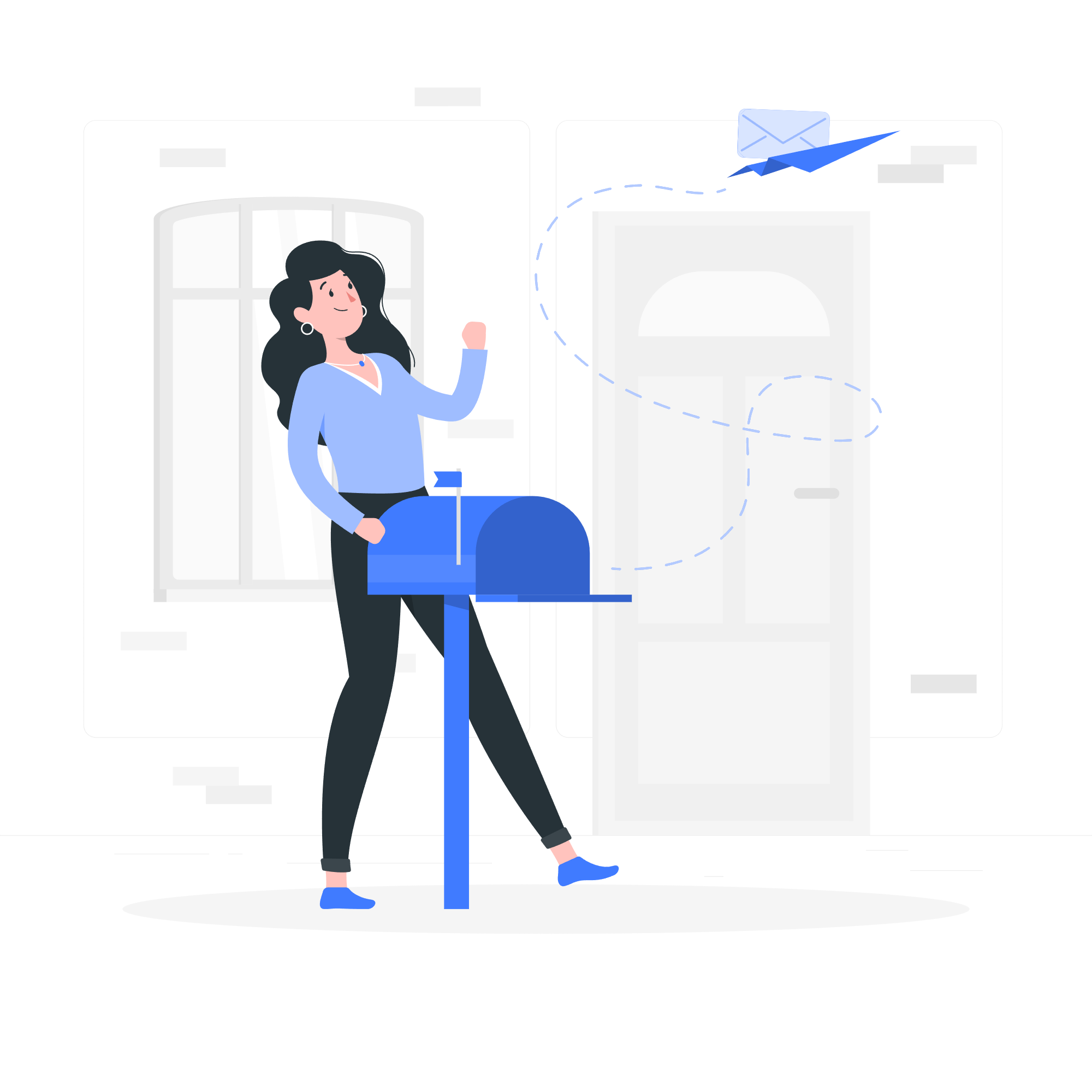 Sent message illustration